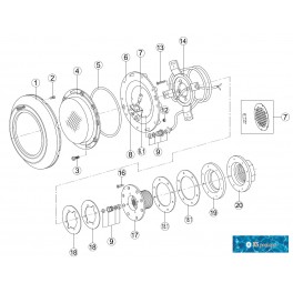 Repuestos kripsol proyector / focos planos piscinas