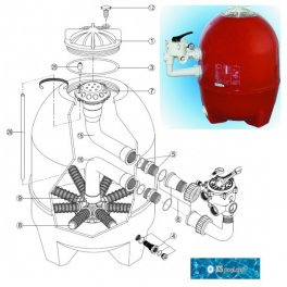 Repuestos / recambios filtro BALEAR BL Kripsol  piscina