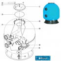 Repuestos kripsol filtro Artik Industrial AK piscinas