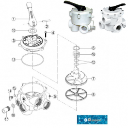 Repuestos kripsol valvulas selectoras piscinas