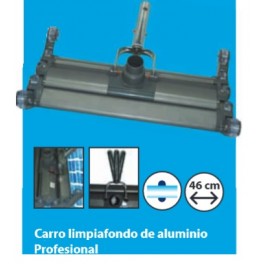 Carro limpiafondos aluminio profesional piscina