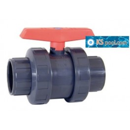 Valvula llave bola PVC piscinas Astralpool