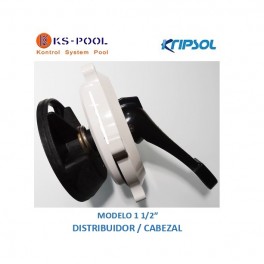 Distribuidor cabezal válvula selectora de Kripsol piscinas