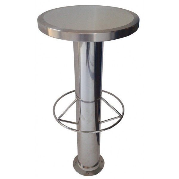 taburete en acero inoxidable para piscinas bares