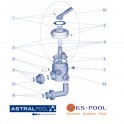 Repuestos válvula selectora 20569 Bayoneta 1 1/2" Astralpool