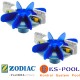 Kit de hélices y cepillos limpiafondos MX8 / MX9 Zodiac R0756300