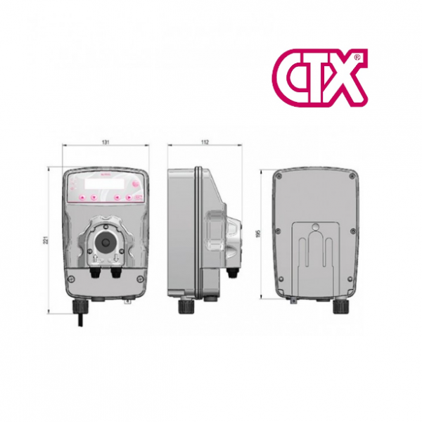 CTX - MyPool DOS Peristaltikpumpe pH Rx Modelo bomba CTX - MyPool DOS pH