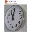Reloj Analogico para marcar horario en piscinas de competicion.
