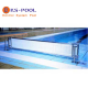 Placa de giro fabricada en acero inoxidable y plastico para piscina