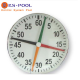 Cronometro de cuatro agujas para piscinas de competición