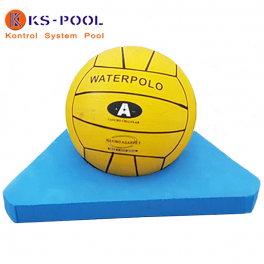 Soporte balon campeonato waterpolo para piscinas de competicion