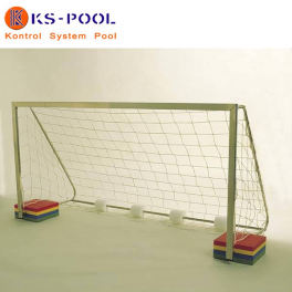 Porteria waterpolo inoxidable para piscinas de competicion