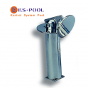 Anclaje 1 alojamiento acero inox. para corcheras de piscinas competicion