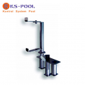 Anclaje 3 alojamiento acero inox. para corcheras de piscinas competicion