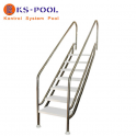 Escalera piscina de facil acceso AISI 316