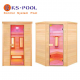 Sauna infrarrojos en madera picea modelo Purewave