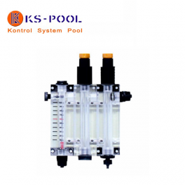 Soporte metacrilato para panel dosificacion de piscina