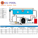 Intercambiador HI-FLOW Pahlen para piscinas,  jacuzzi, spa...