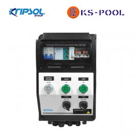 Unidad eléctrica para el control de llenado de piscinas desbordantes