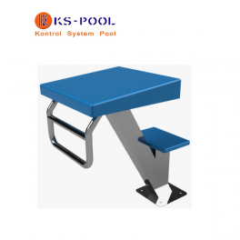 Pódium para piscinas de competición