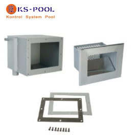 Skimmer piscina de acero inoxidable con acceso Frontal