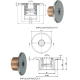 Boquilla impulsión impulsor bronce / acero inox. piscinas