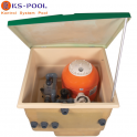 Caseta depuradora piscinas completa filtro + bomba + clorador Kripsol