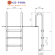 Escalera serie muro acero inox. aisi 316 para piscinas