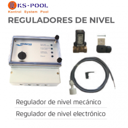 Regulador de nivel skimmer piscina mecanico o electrónico