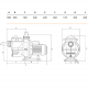 Bomba para piscina Modelo Creta Helios (1,50 hp)