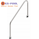 Pasamanos / barandillas piscinas para Empotrar de acero inoxidable AISI 304