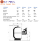 Filtro para depuradora de piscina Laminado de Astralpool