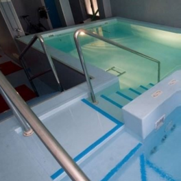 Pasamanos / barandillas piscinas para Empotrar de acero inoxidable AISI 304