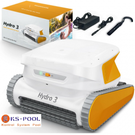 Robot limpiafondos inalámbrico a bateria Hydro 3 para piscinas