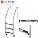 Escalera serie estándar acero inoxidable aisi 316 luxe para piscinas
