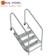 Escalera piscina de facil acceso AISI 316