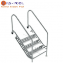 Escalera piscina de facil acceso AISI 316