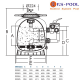 Filtro piscina para depuradora bobinado Ring Lock