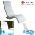 Silla diseño de resina de alta calidad para piscinas, spas