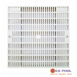 Rejilla ABS Cuadrada Kripsol - 250 x 250 mm (Blanca)
